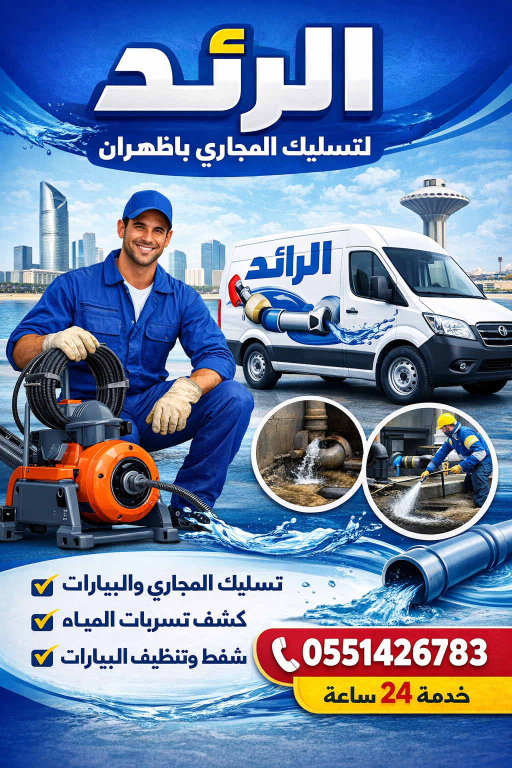شركة تسليك مجاري بالظهران